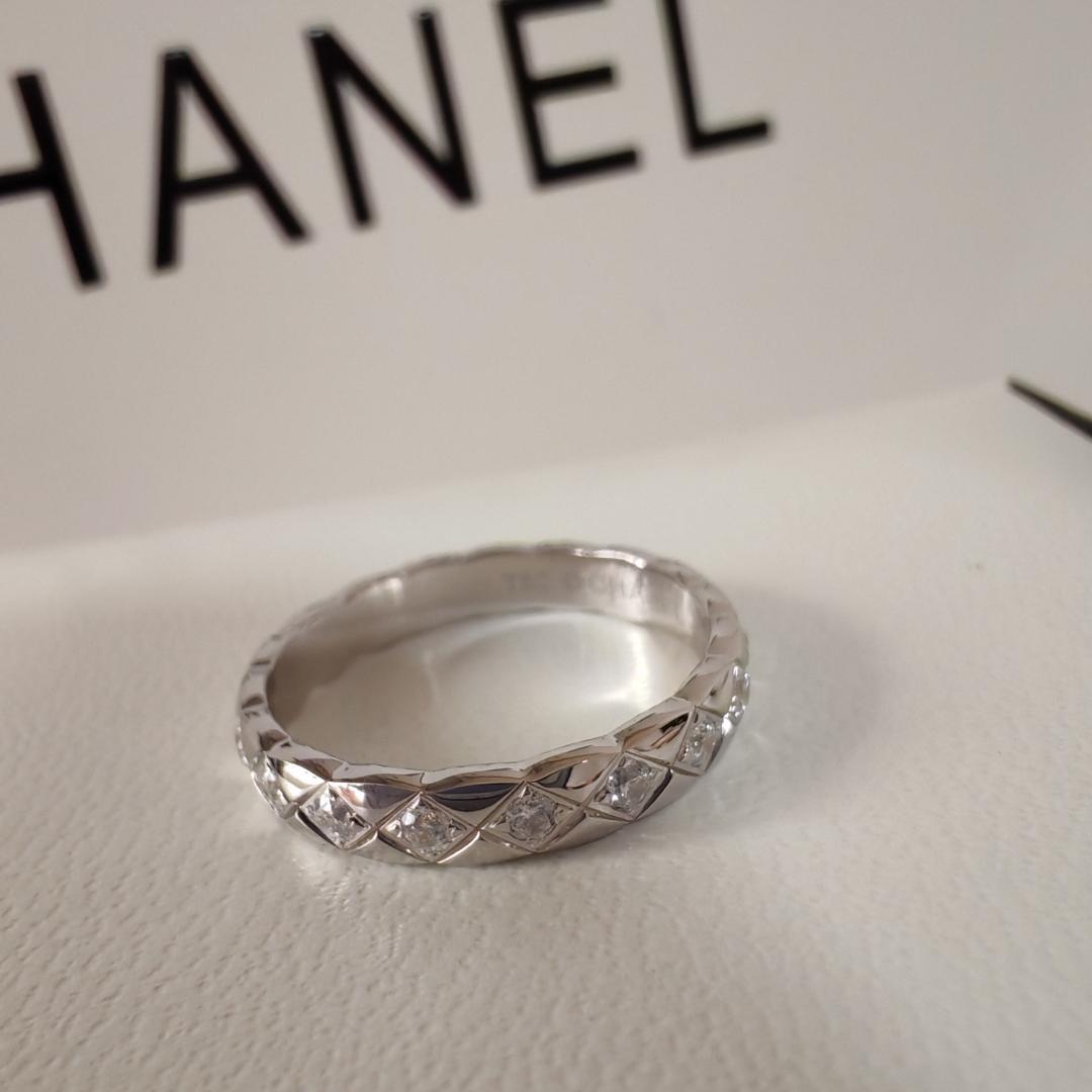 ホワイトゴールド ココクラッシュ リング・指輪