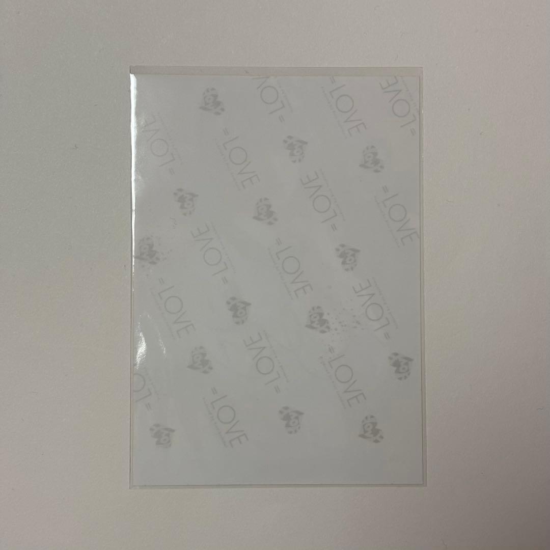 ＝LOVE 野口衣織 生写真 直筆 チュウ 君の第3ボタン