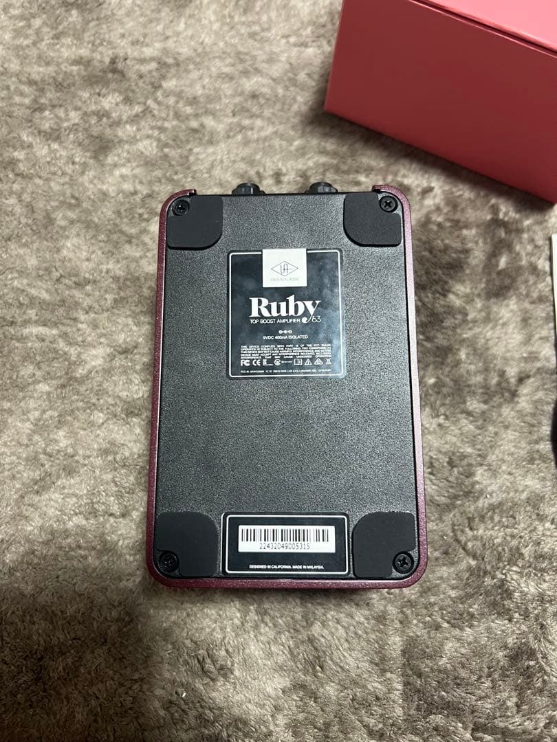 数回使用美品　UAFX Ruby Top Boost Amplifier ‘63