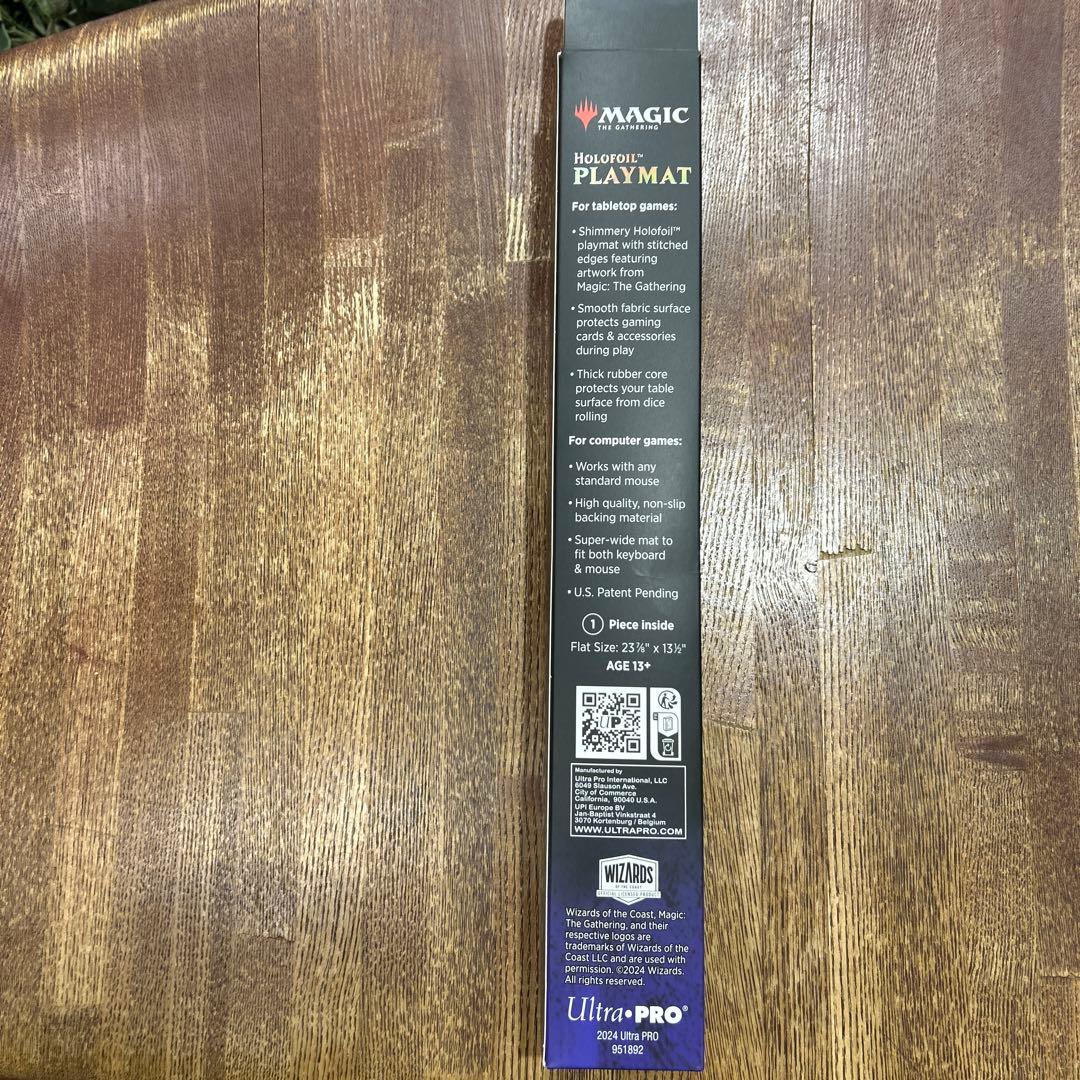 【MTG:FF】 黒チョコボ_ホロフォイルプレイマット