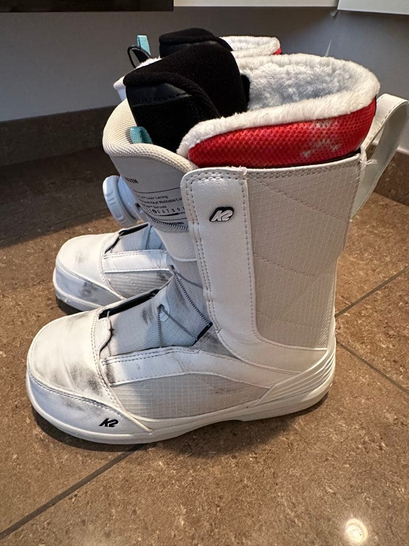 K2 スノーボードブーツ 25cm レディース ホワイト