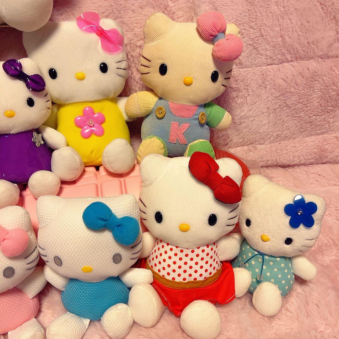 希少レア　ハローキティ　ぬいぐるみ　まとめ売り　平成レトロ　サンリオ