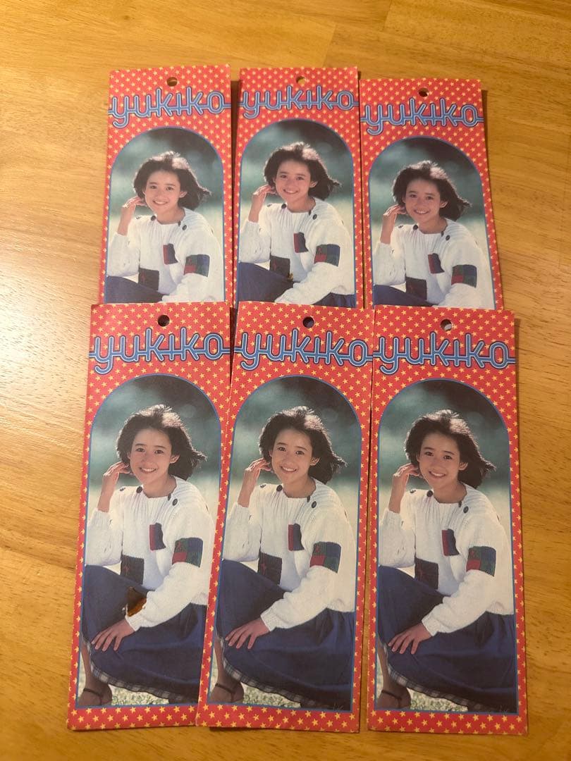 岡田有希子さん　シールセット　ステッカー　6枚　袋付き