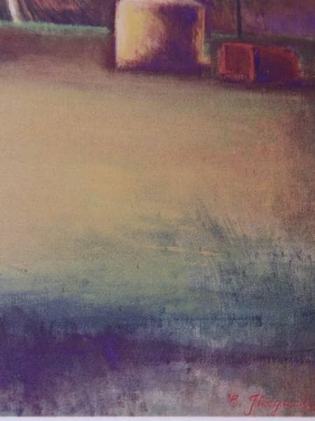 池口史子、【孤屋】、希少な額装用画集より、新品額装付