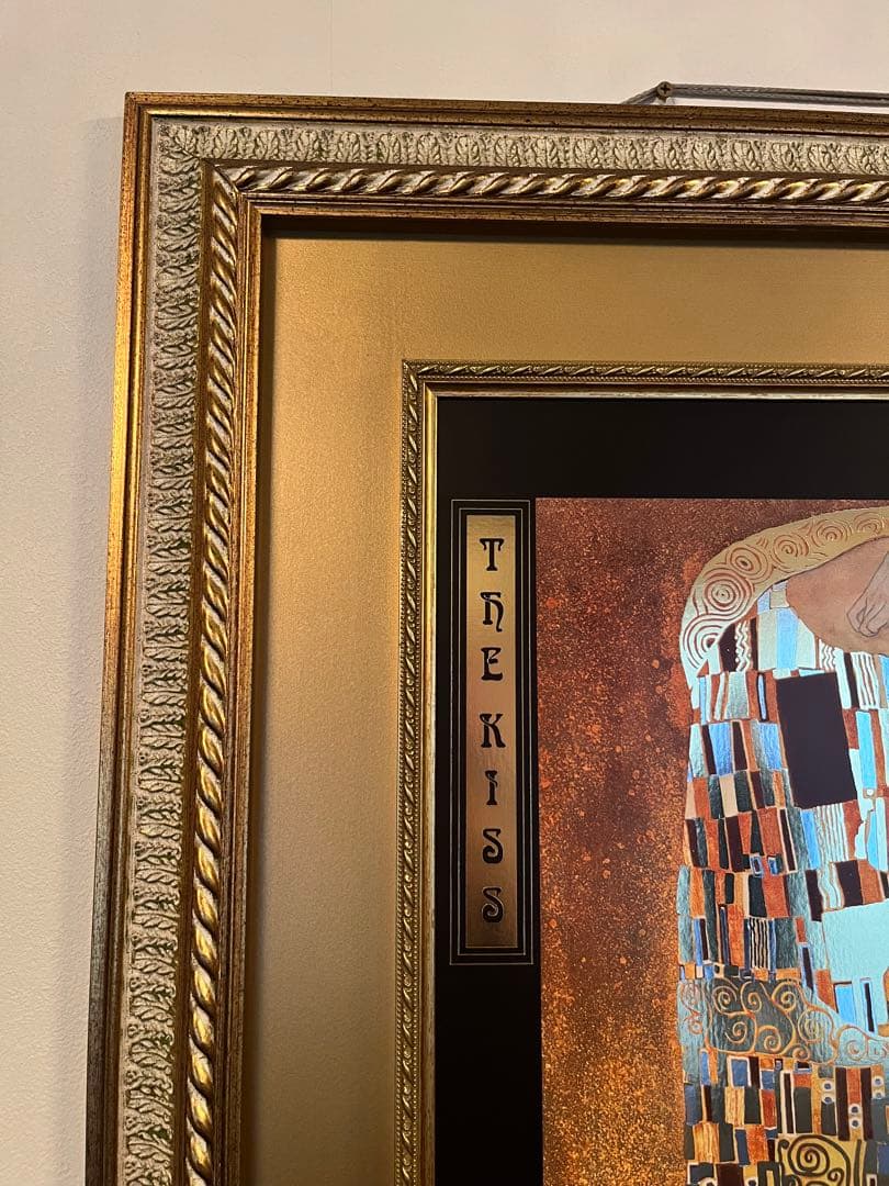 クリムト The Kiss ザ・キス 壁掛け 大判 絵画 額縁