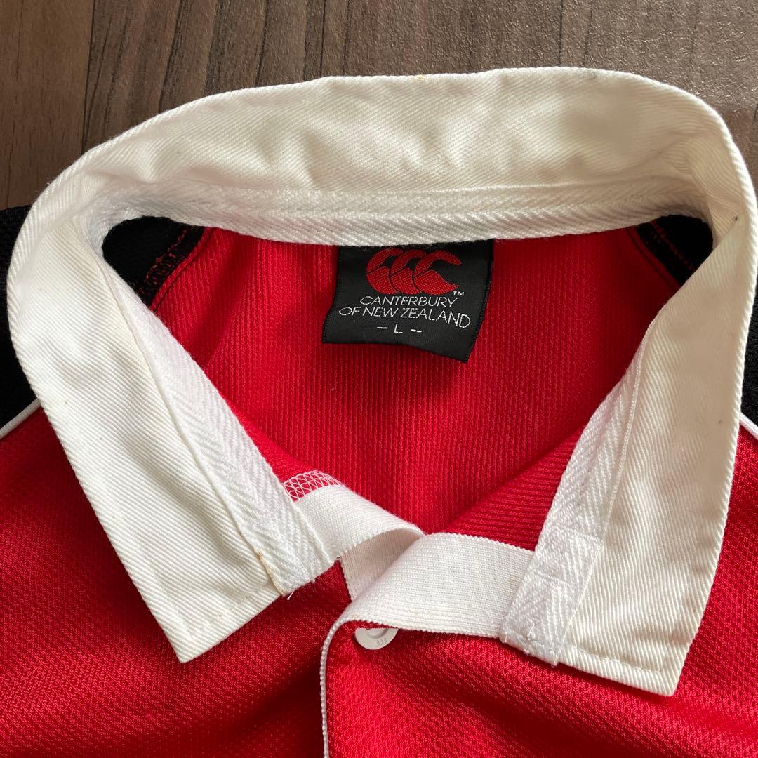 劇レア　カンタベリー　東芝　ラグビージャージ　長袖　L