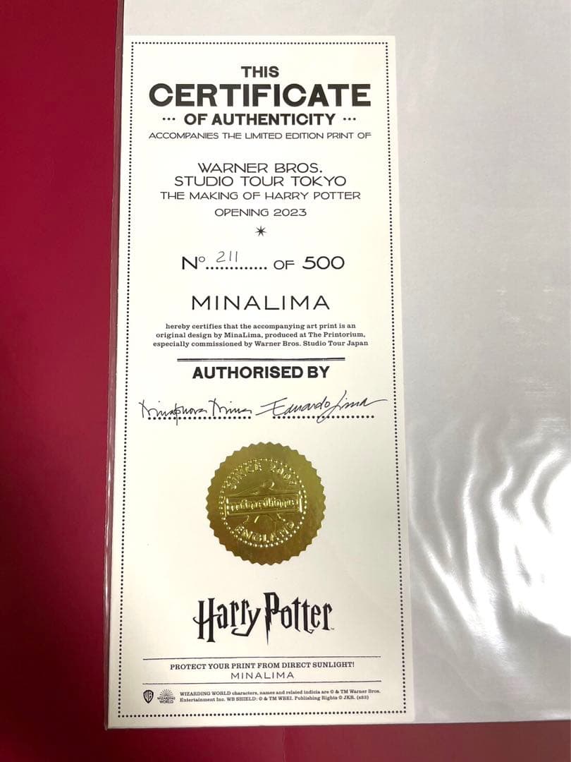 ワーナーブラザーズ　ハリーポッター　東京限定