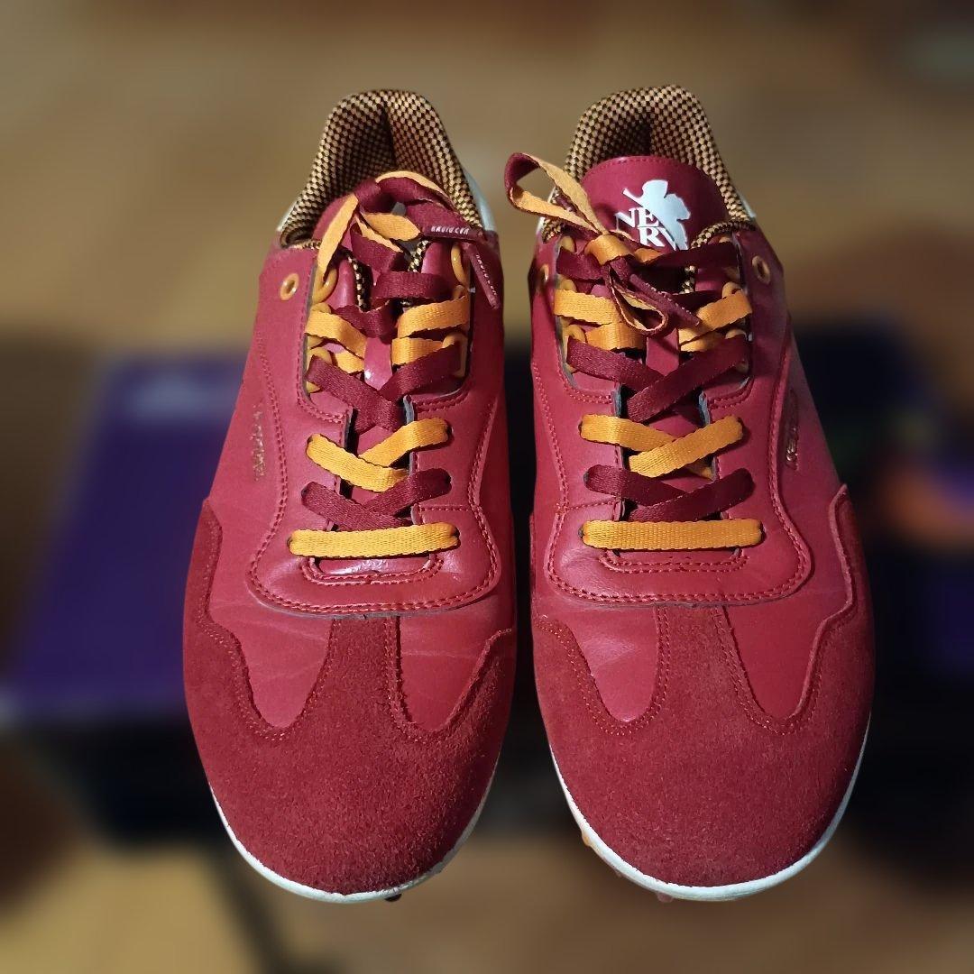 【即決値下げ】Kappa EVAコラボ レッド golf スニーカー