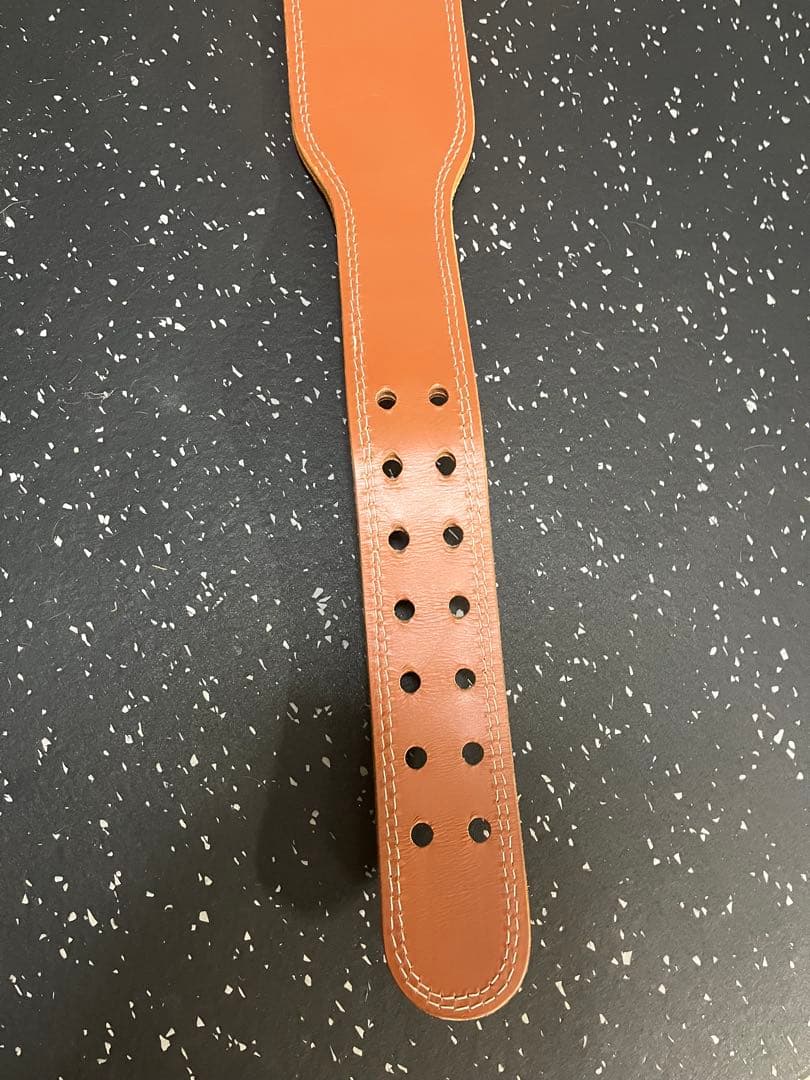 GOLD'S GYM トレーニングパワーベルト ブラウン