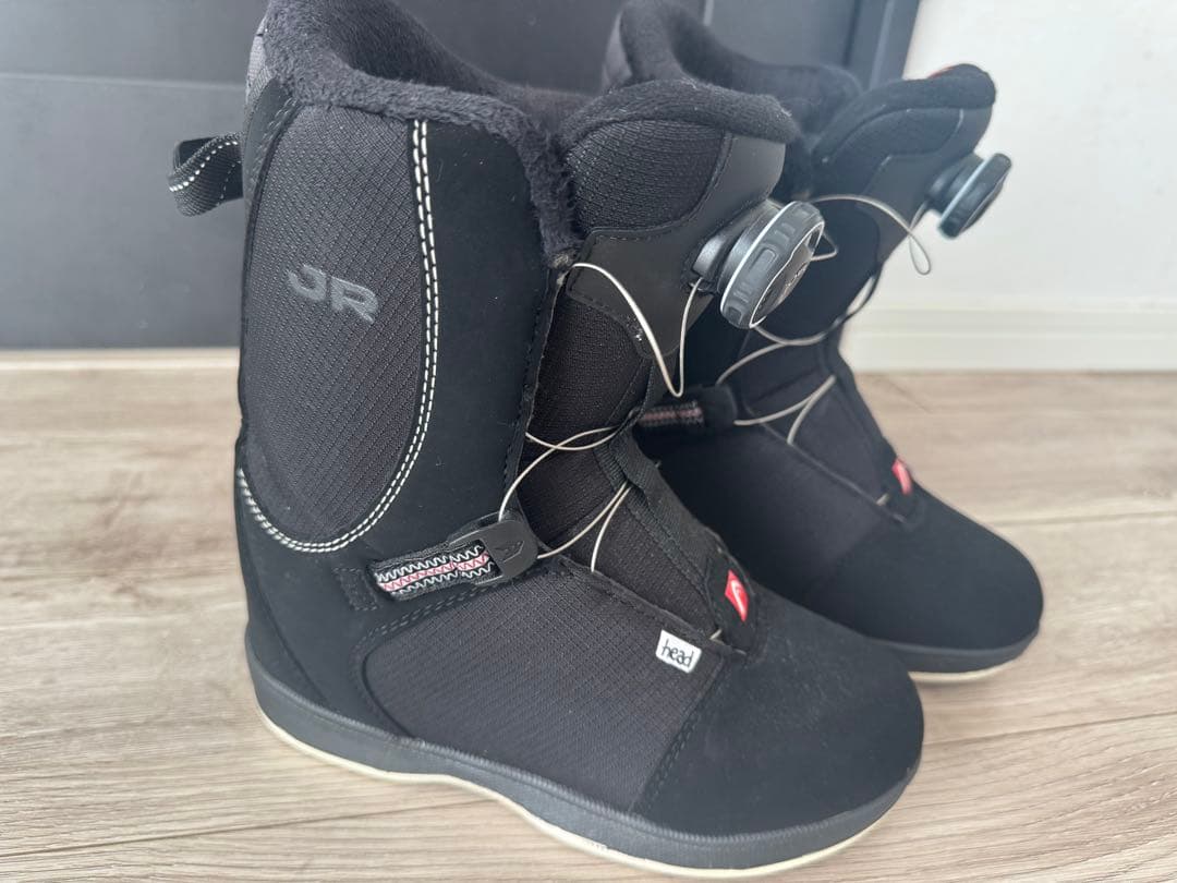 最終値下げhead 子ども用スノーボードブーツ 22.5/23.5cm ブラック