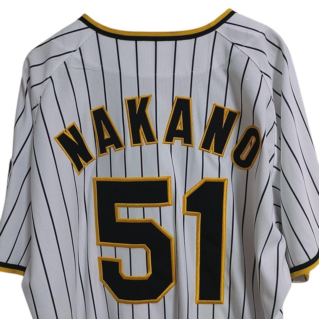 ミズノ 阪神タイガース 中野拓夢選手 ユニフォーム XOサイズ ホワイト