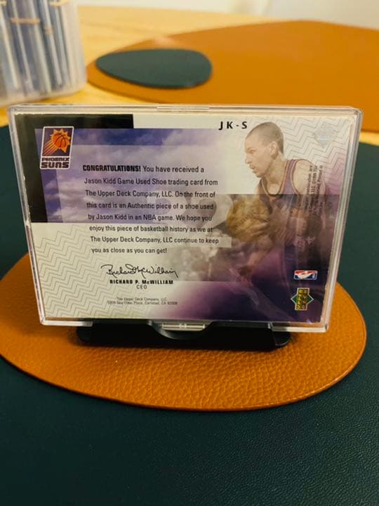 NBA カード　ジェイソン・キッド　メモラビリア　試合実使用リストバンド