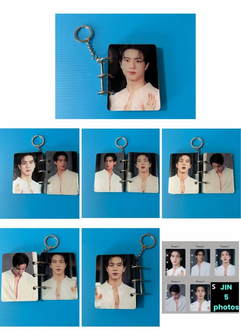 BTS Jungkookフィルムブックマーク・ホログラムフォトカード・ステッカー