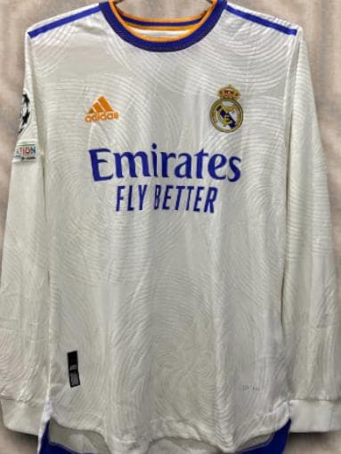 21/22 レアル・マドリード ホーム 長袖ユニフォーム 14番 カゼミーロ