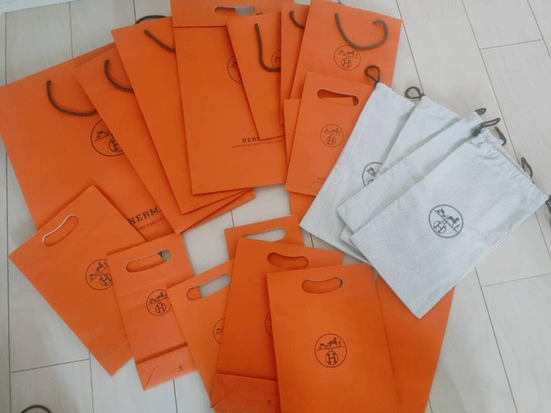 40点以上～★ HERMES エルメス 紙袋 ショッパー 保存袋 大量 まとめ箱