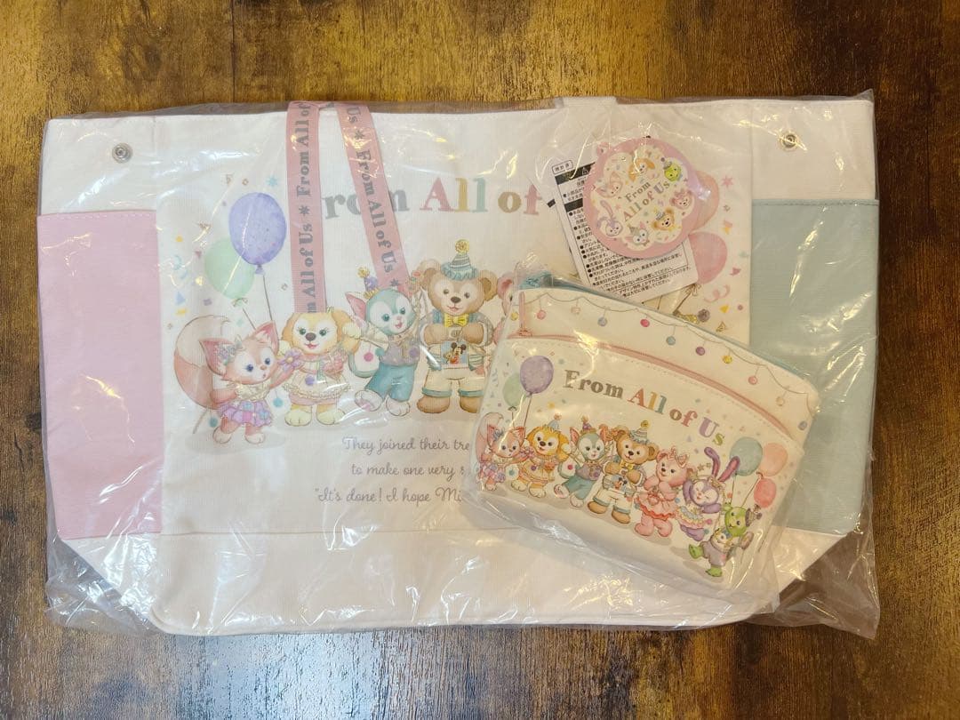 ディズニー ダッフィー 40周年 フロムオールオブ トートバッグ ポーチ セット