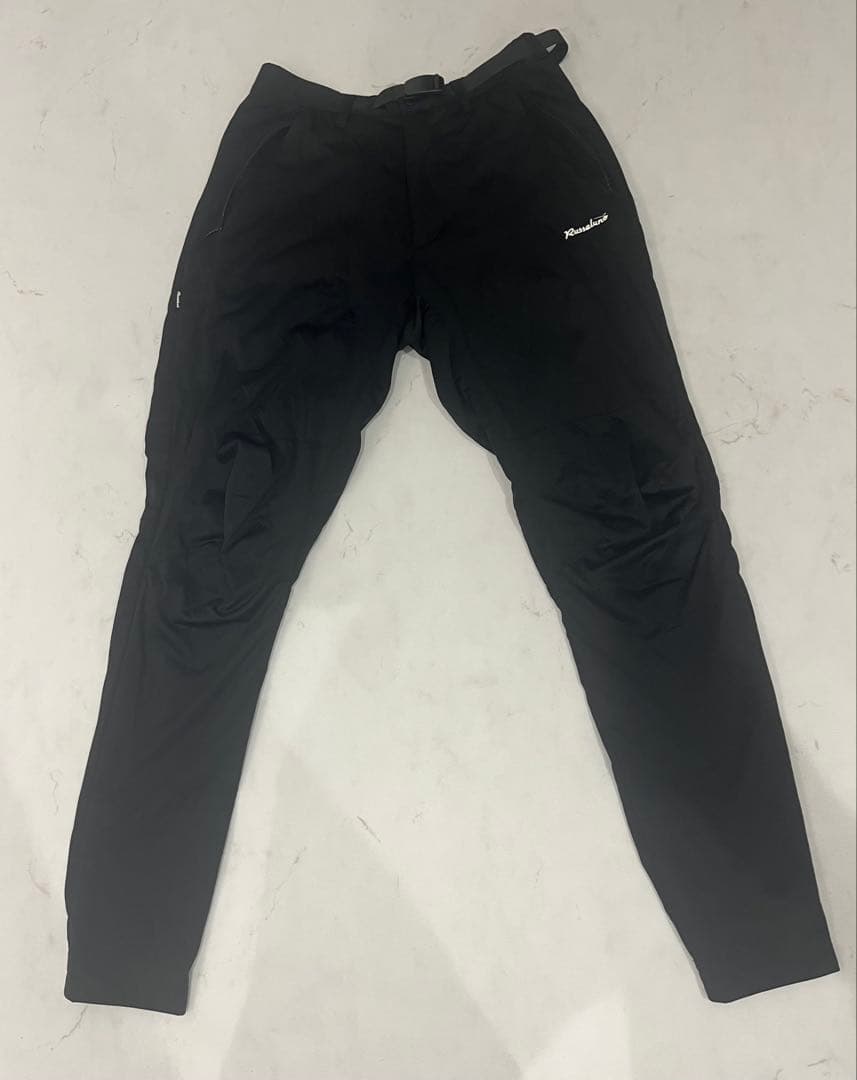 Russeluno ブラックジョガーパンツ