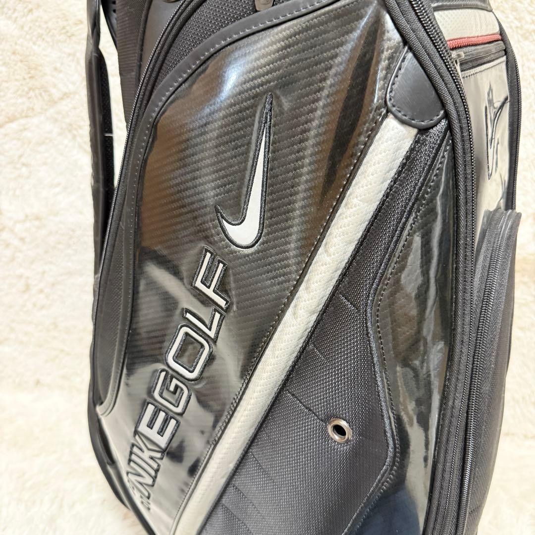NIKE GOLF キャディバッグ　ブラック　ロゴ