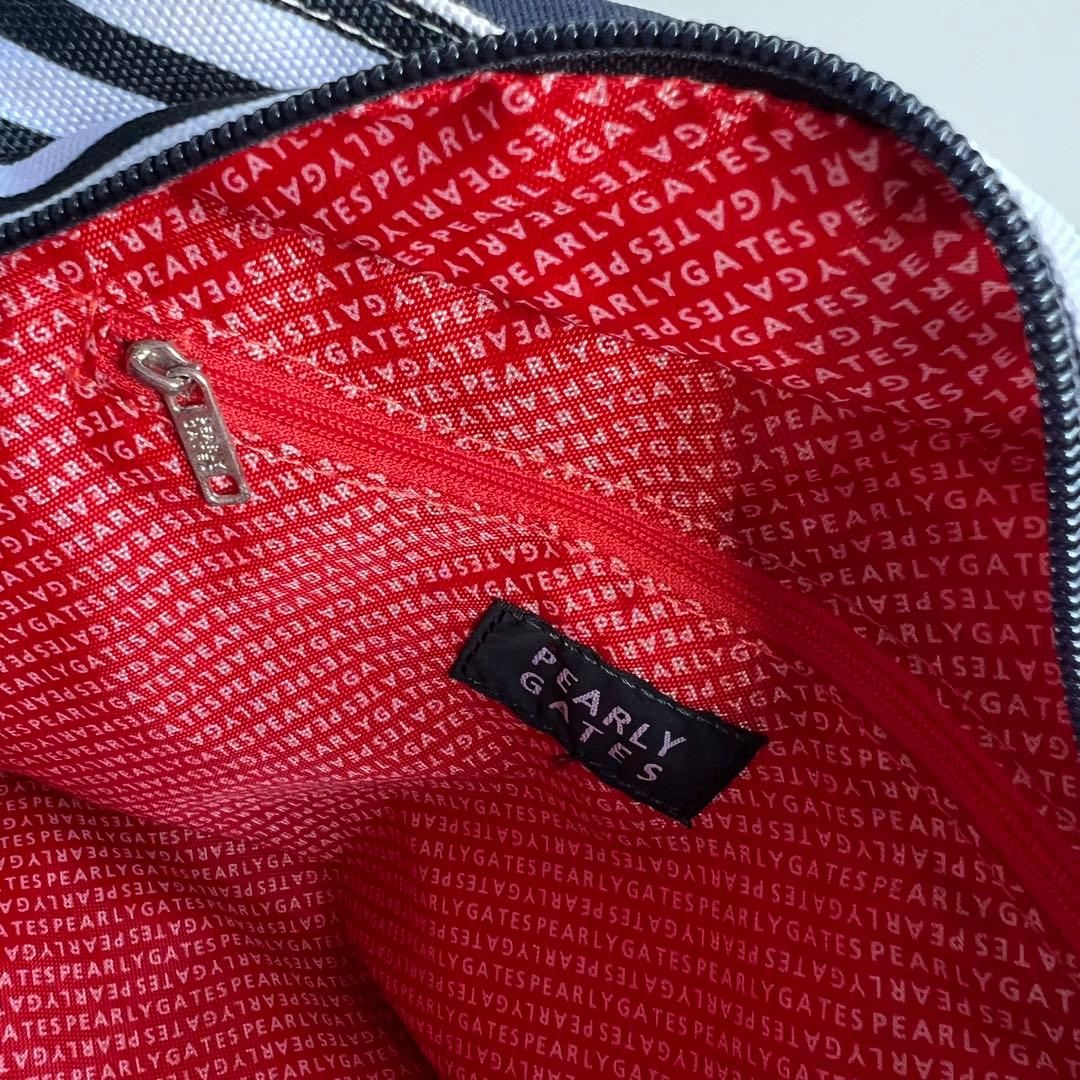 パーリーゲイツ　PEARLY GATES ストライプ　カートバッグ