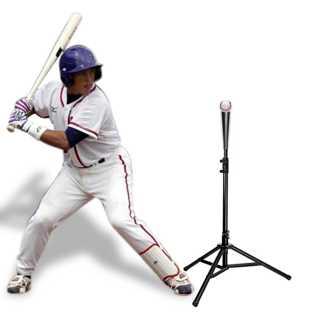 持ち運びに便利な折り畳み式 野球用練習スタンド