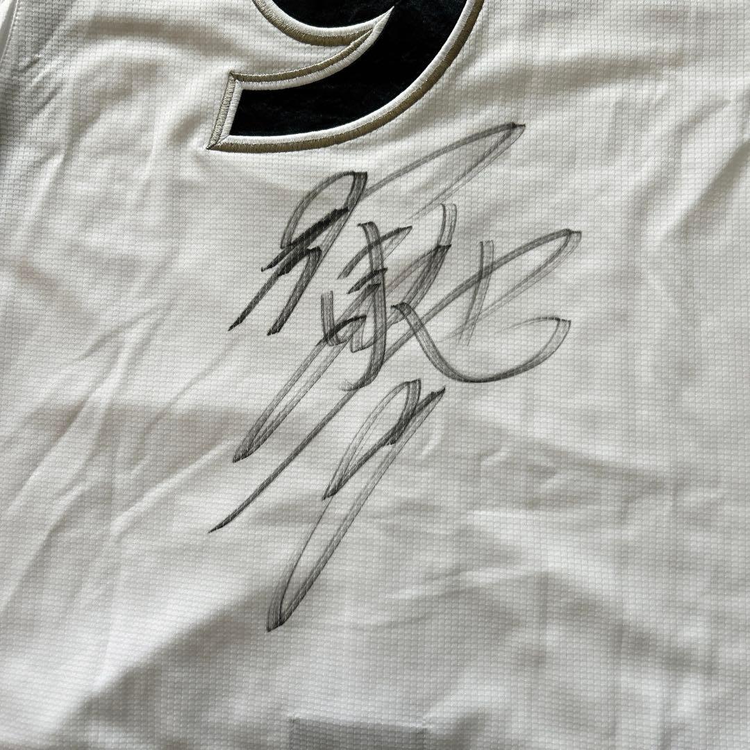 【サイン入り】千葉ロッテマリーンズ 福浦和也 サイン入りユニフォーム 千葉