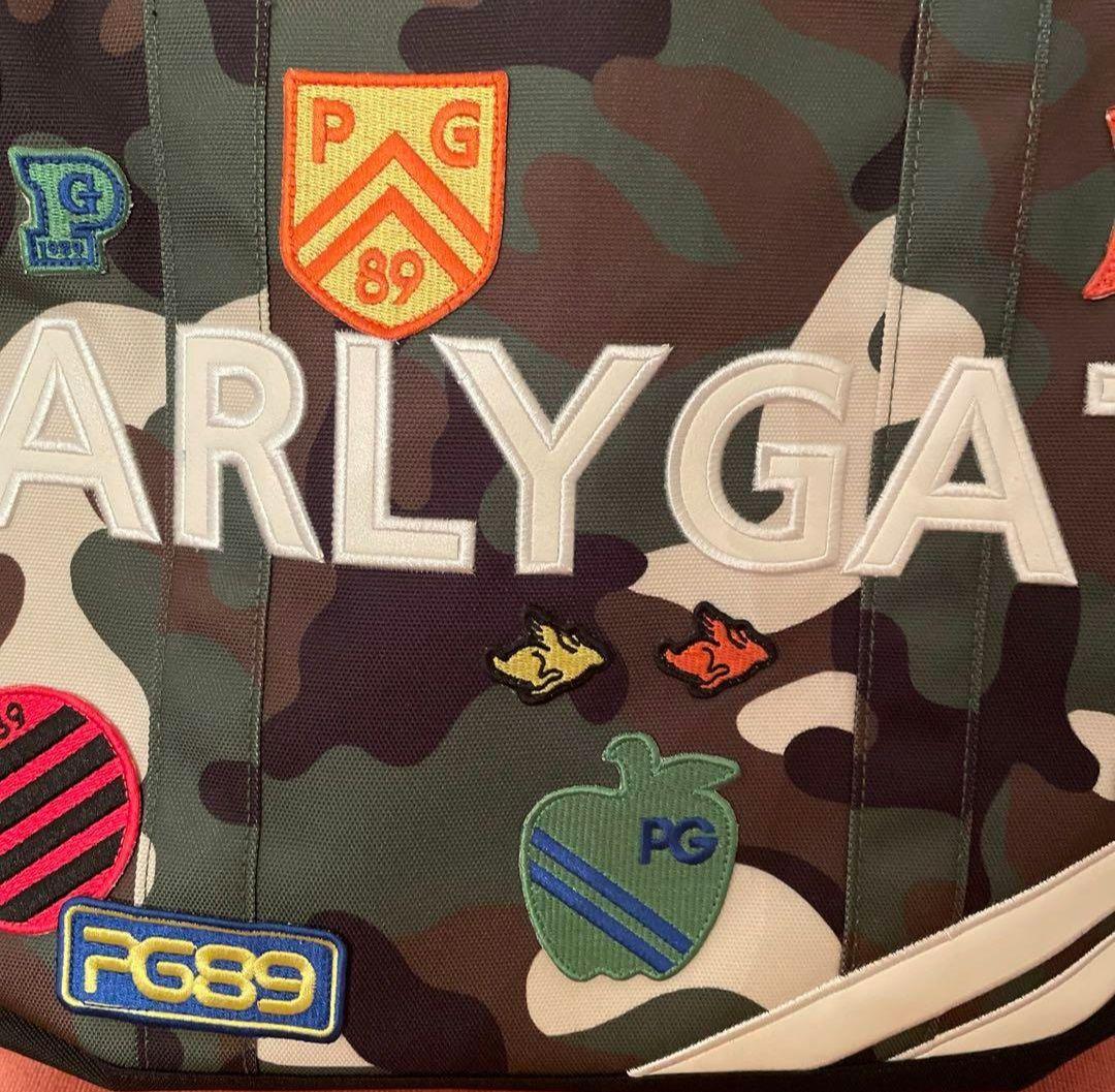 美品　レア　パーリーゲイツ　カモフラ　ロッカーバッグ大