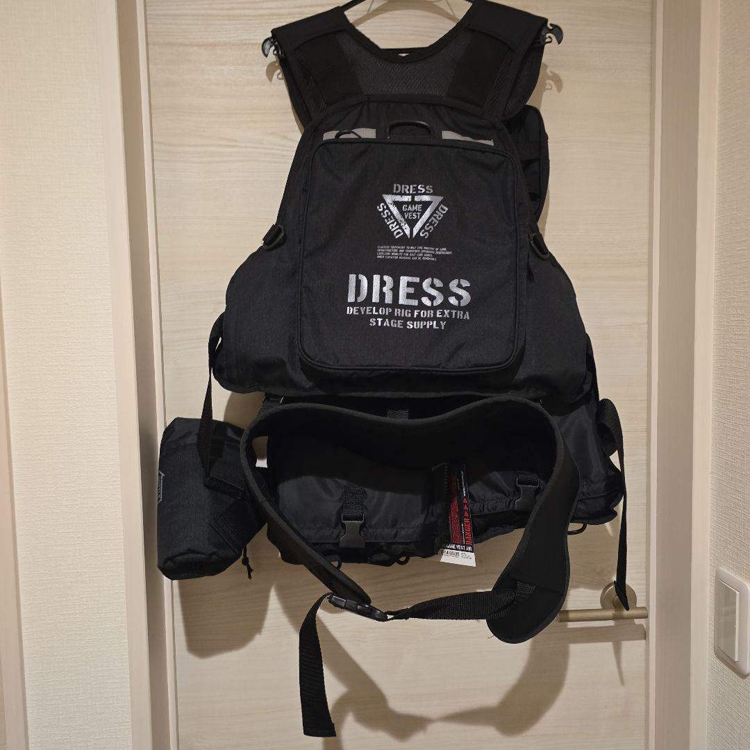 DRESS フィッシングベスト ブラック