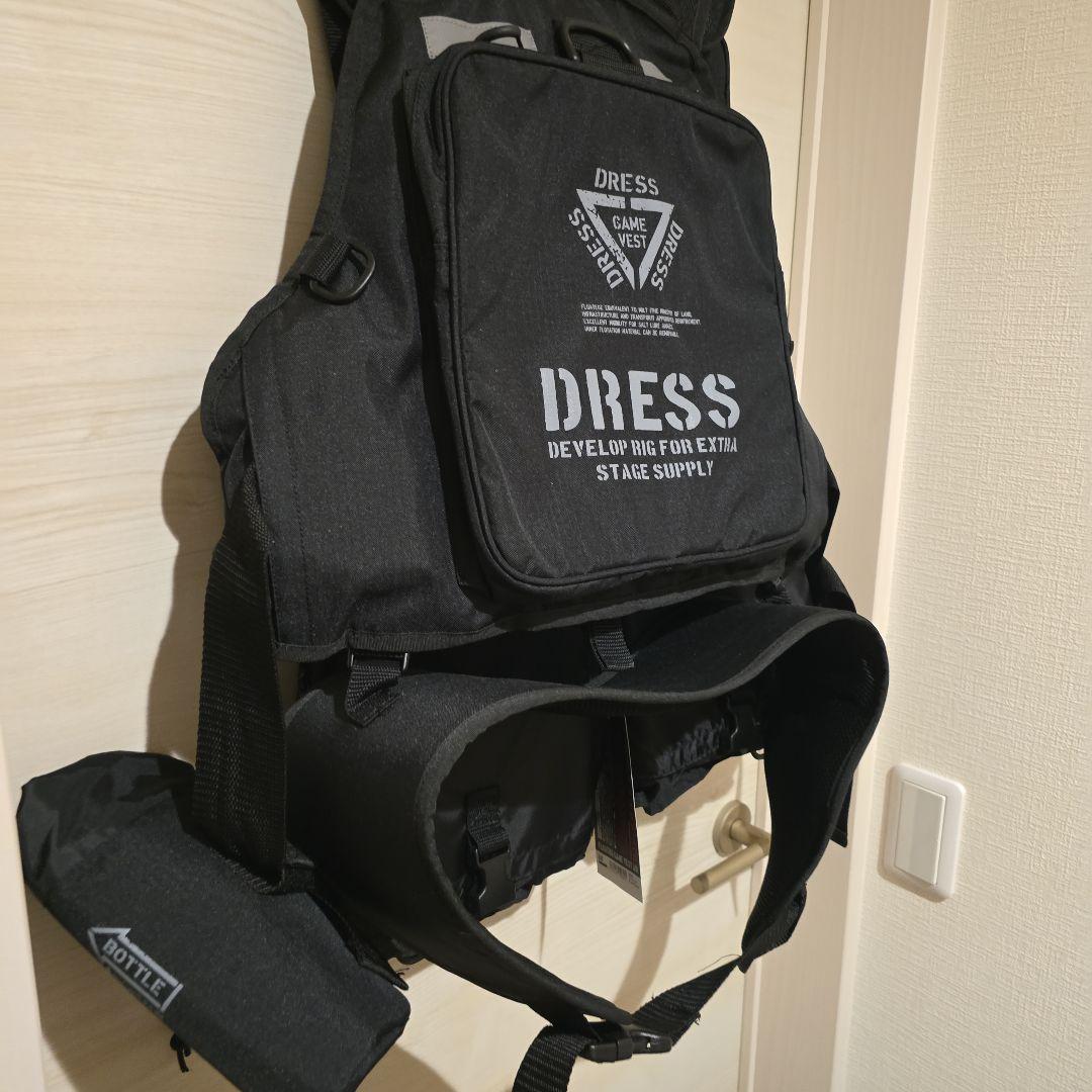 DRESS フィッシングベスト ブラック
