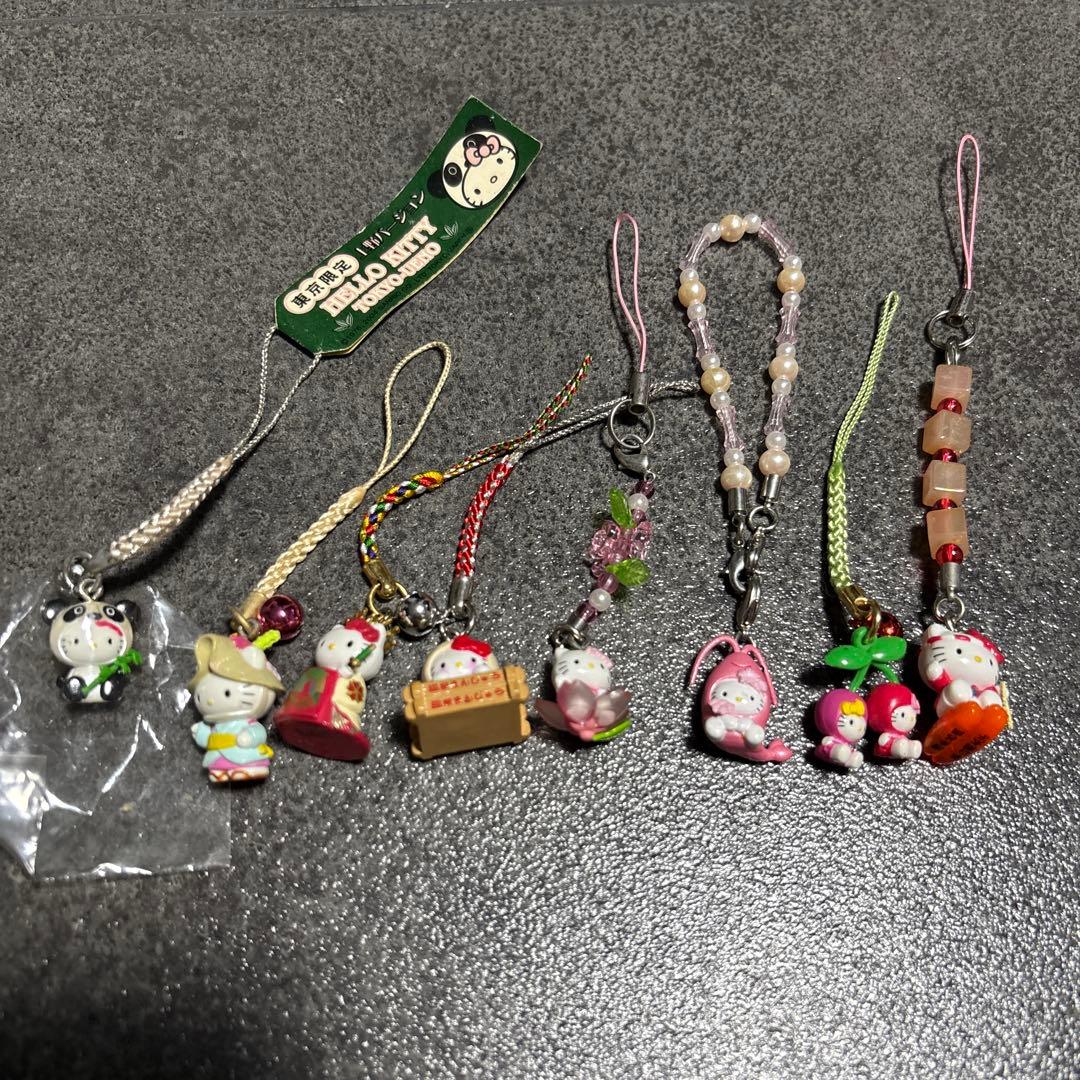 ご当地キティ　ストラップ 19セット+おまけ付き