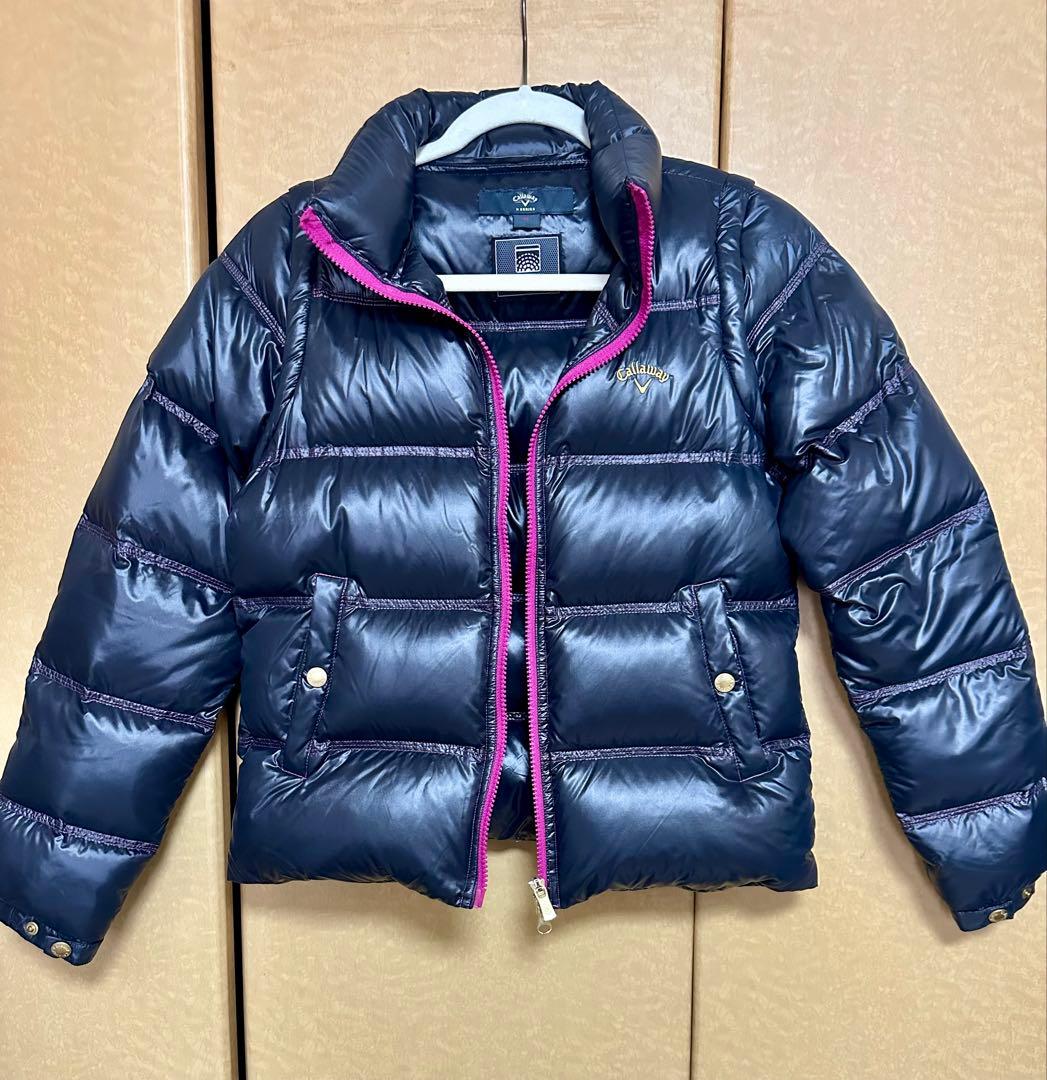 キャロウェイ ダウンジャケット ベスト 2way ゴルフ M 黒