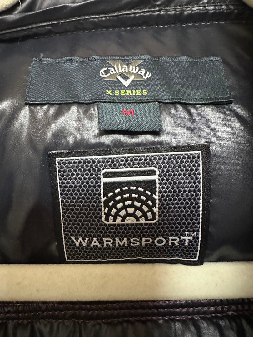 キャロウェイ ダウンジャケット ベスト 2way ゴルフ M 黒