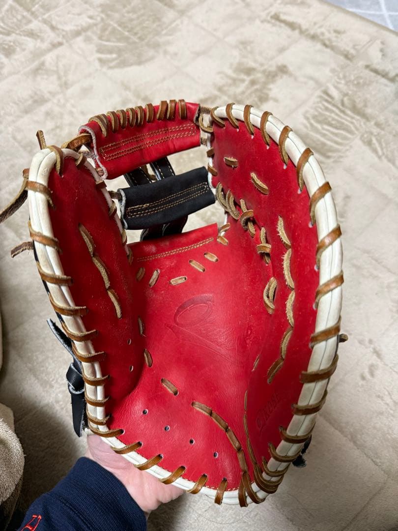 大久保グローブ　ファーストミット　軟式用　小指2仕様