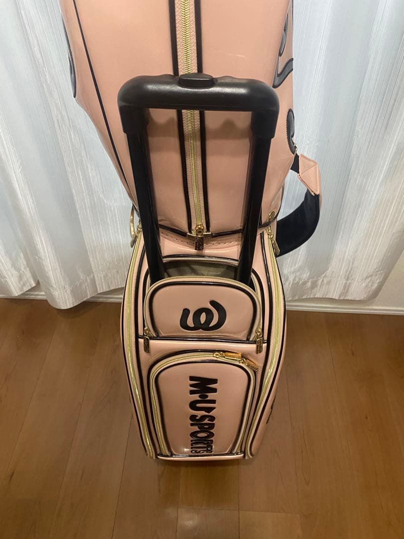M.U SPORTS ミエコウエサコ キャスター付き キャディバッグ