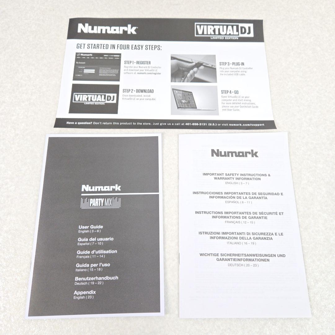 【美品】Numark Party Mix DJコントローラー 入門用