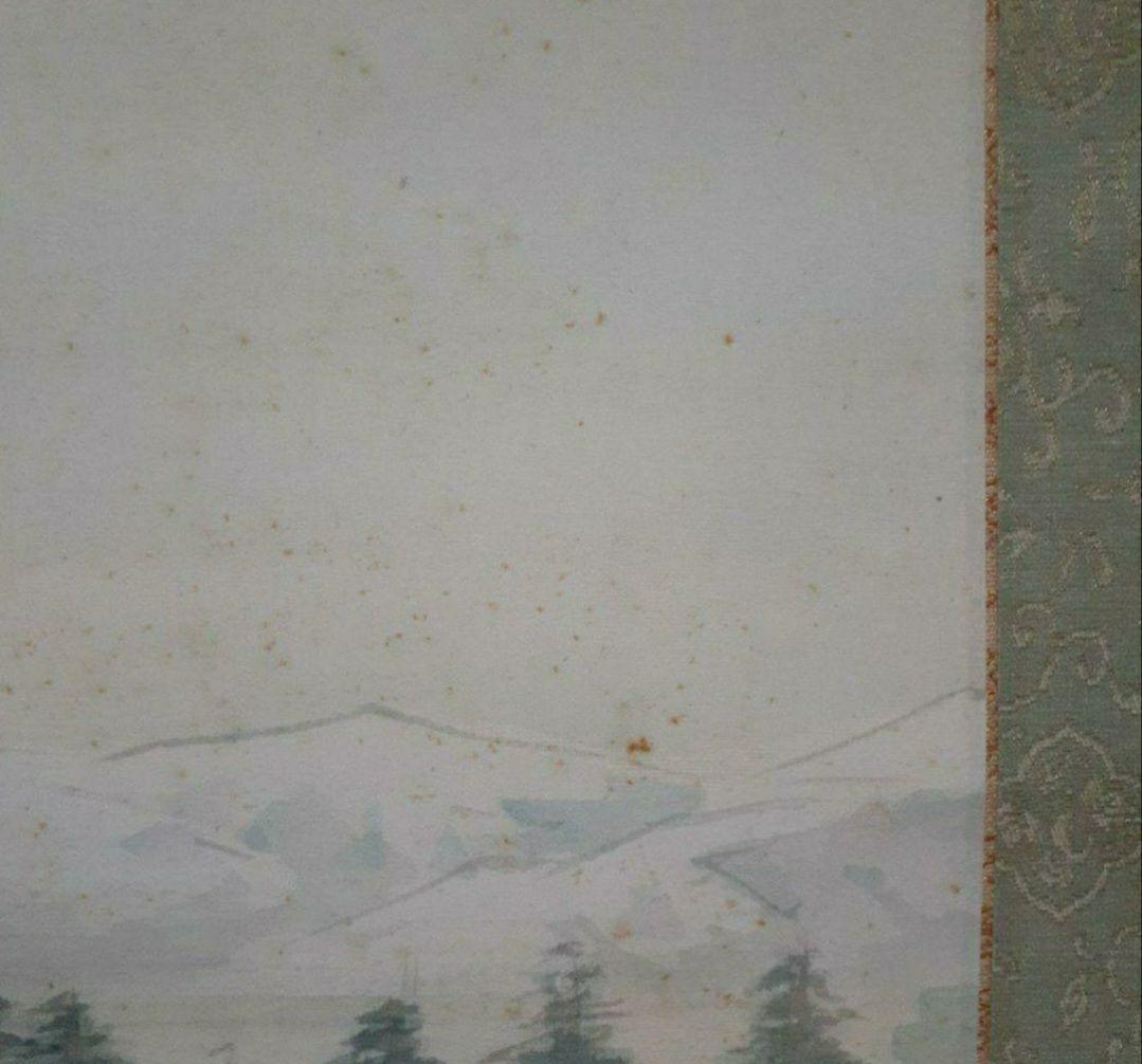 掛け軸/秋の風景？