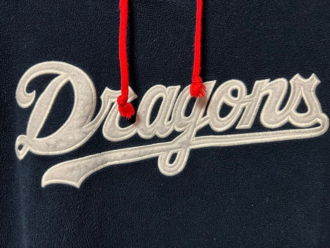 【稀少】ドラゴンズフリースパーカー　2013年　サイズO