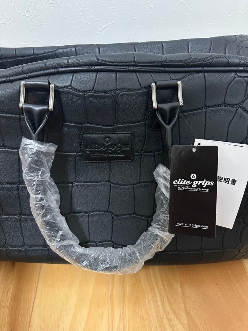 ⭐️一期一会⭐️ elite grips クロコ ボストンバッグ