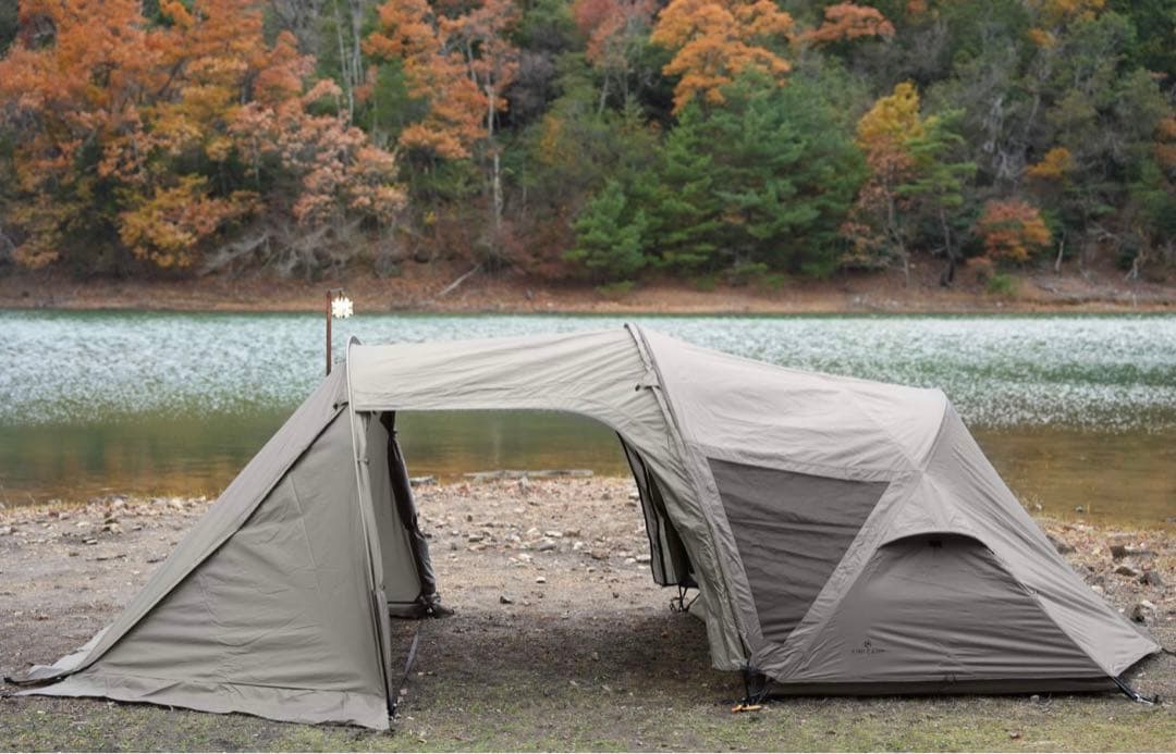 KIMI CAMP KABUTO TENT +別売り拡張パーツ　セット