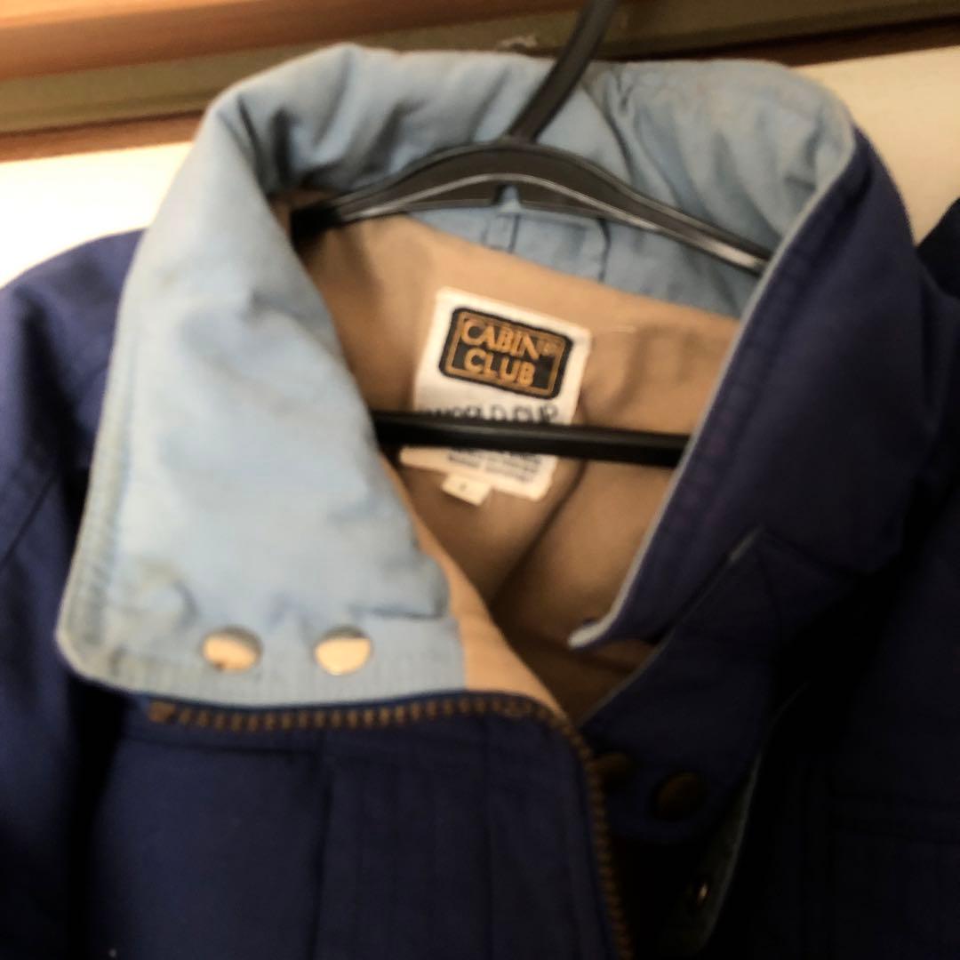 ネイビー スキーウェア M 中綿入り ジャケットとパンツセット