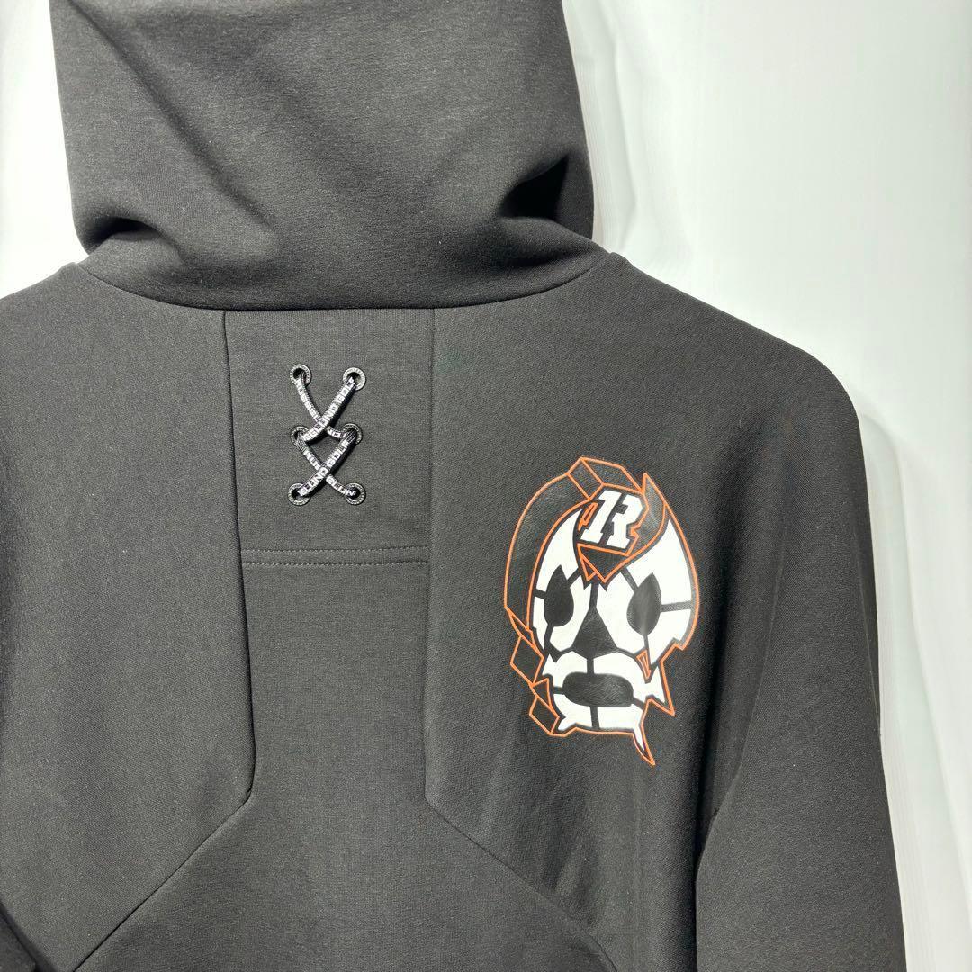 新品 ラッセルノ マスク フーディー マルチロゴ ブラック ゴルフ M