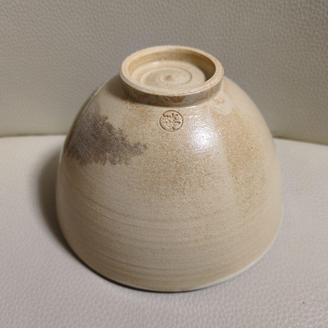 橋本　美峰　月に兎　色絵　茶道　茶碗