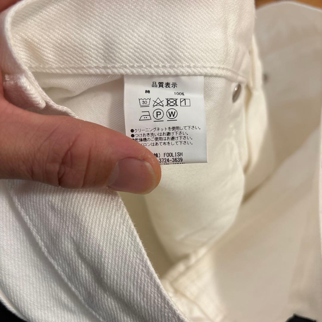 rough＆swell ゴルフウェア デニムパンツ ホワイト　新品未使用