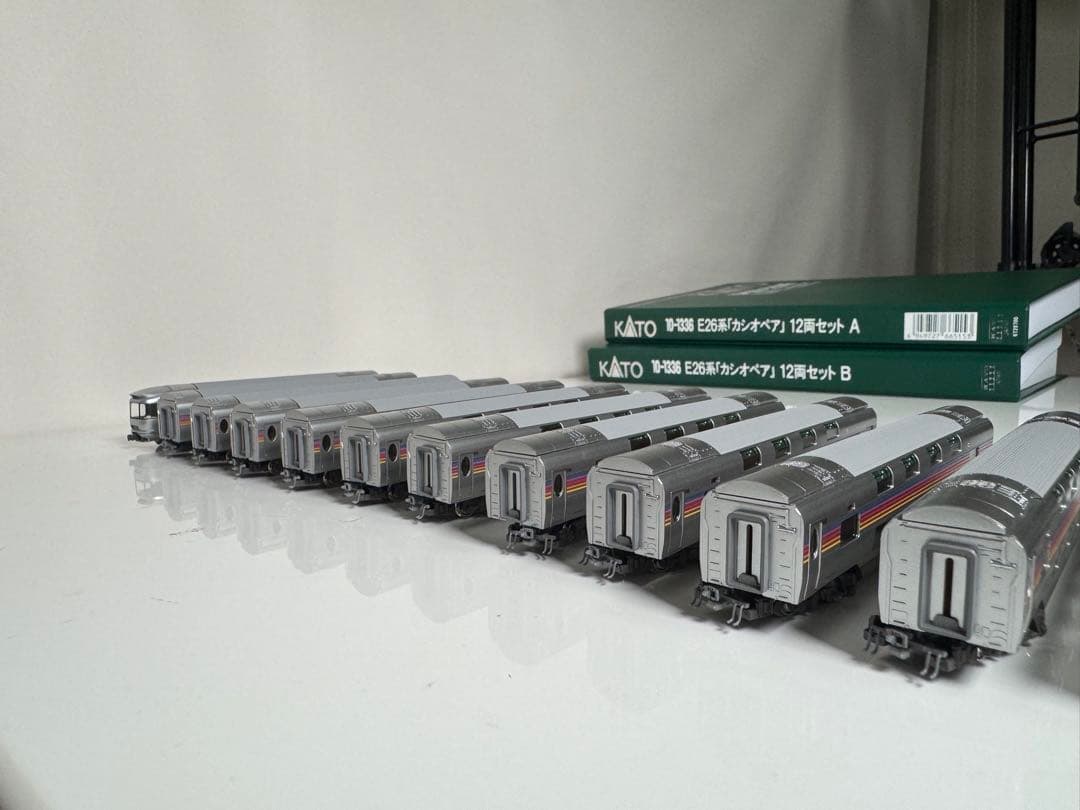 KATO Nゲージ E26系「カシオペア」　12両セット　nゲージ　鉄道模型