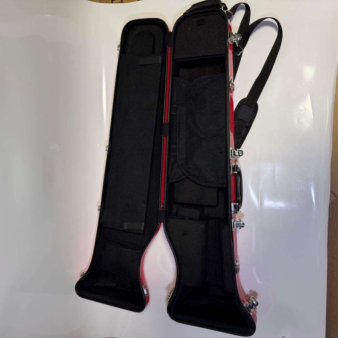 送料無料✨ CC shinyトロンボーン ハードケース シャイニーケース レッド