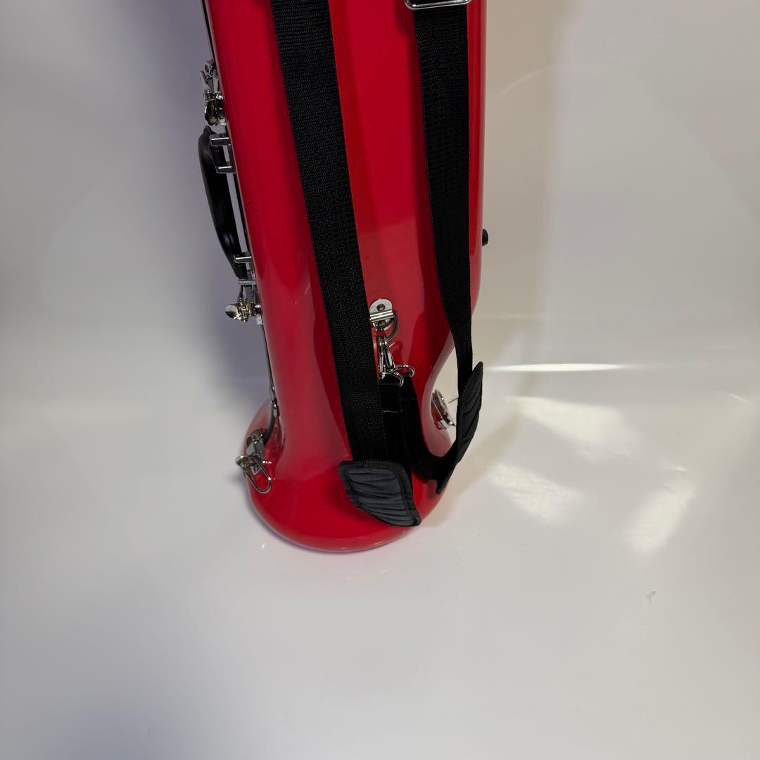 送料無料✨ CC shinyトロンボーン ハードケース シャイニーケース レッド