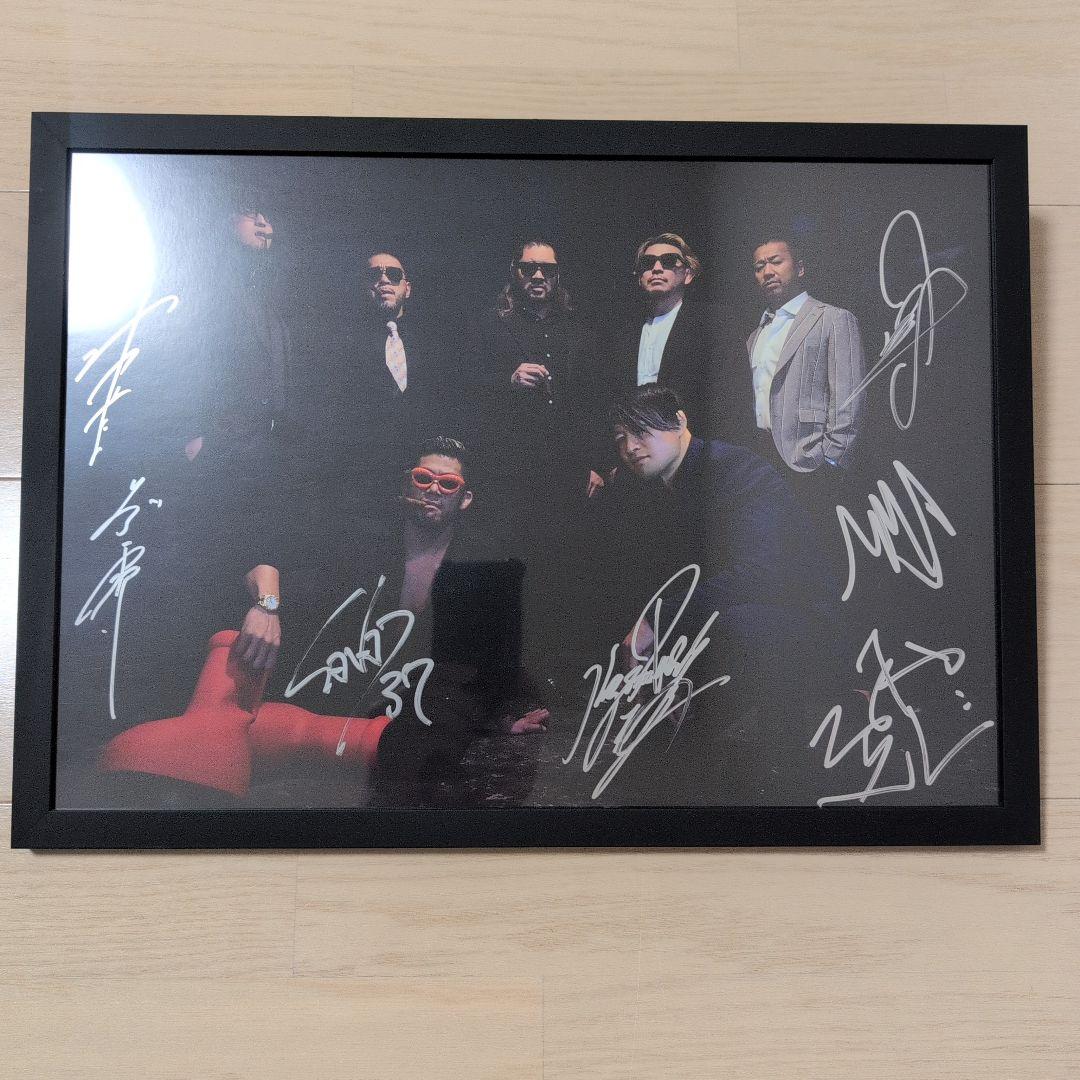 新日本プロレス　ハウスオブトーチャー　直筆サイン入りポートレート　A3サイズ