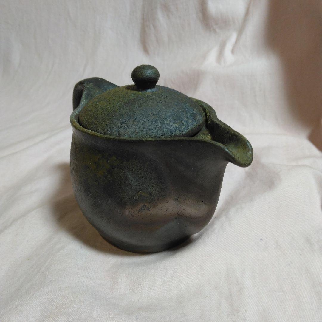 備前焼　小野田瑞穂作　備前急須