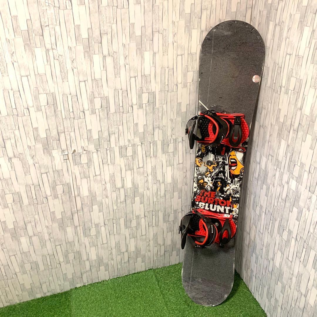 良品 BURTON BLUNT スノーボード ビンディング2点 151cm