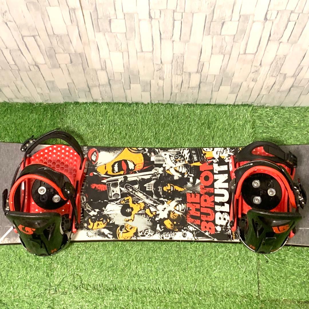 良品 BURTON BLUNT スノーボード ビンディング2点 151cm