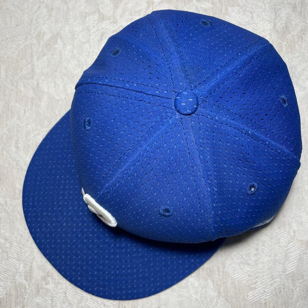 横浜ベイスターズ NEW ERA キャップ 旧ロゴ β ベータ 青色